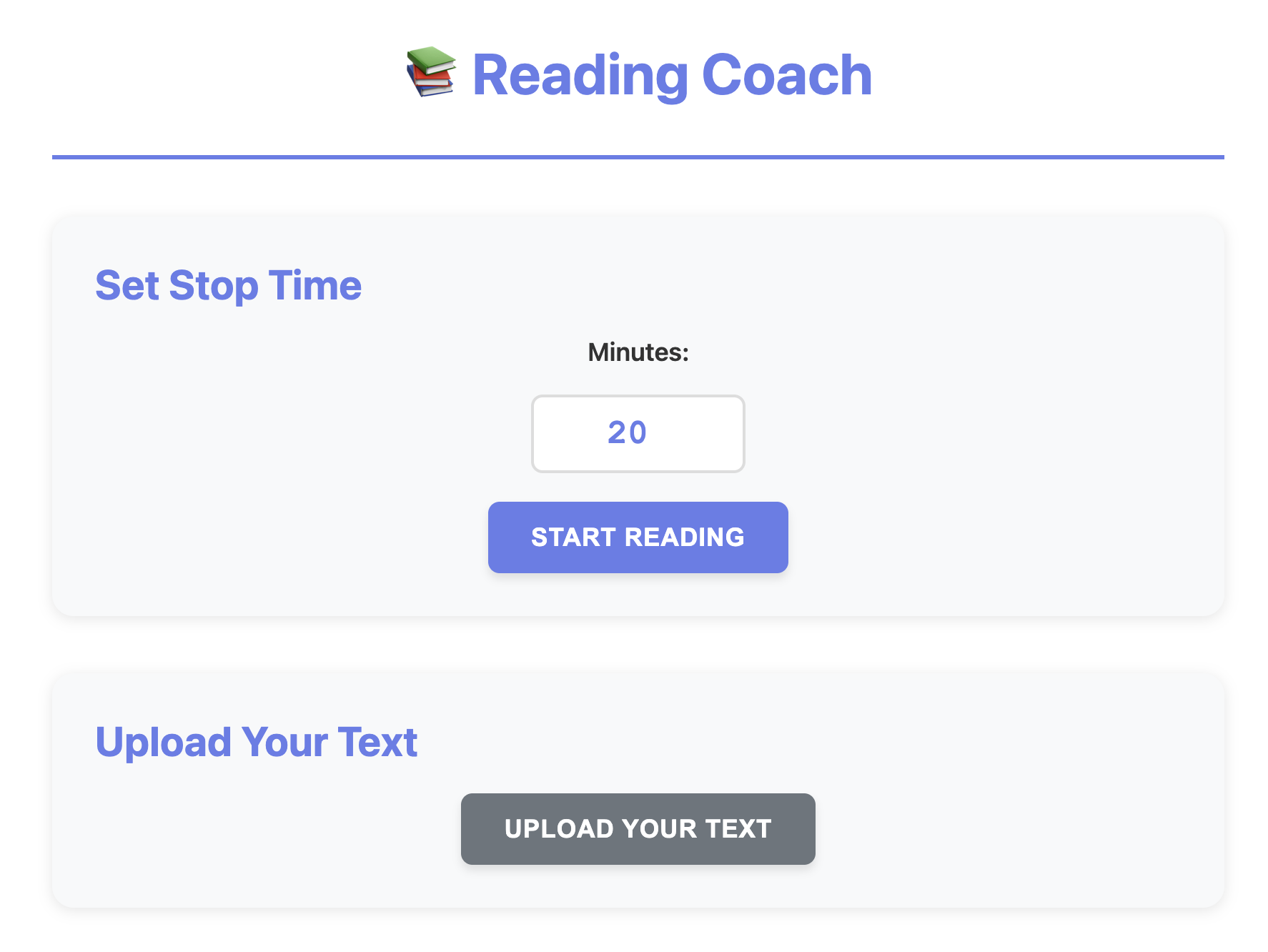 Reading Coach